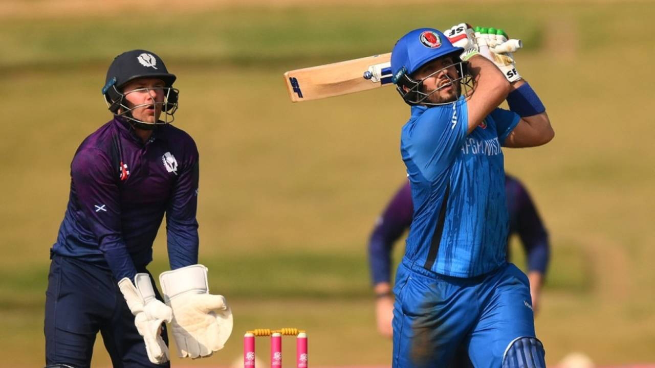 Rasooli Stars as Afghanistan Crushes Scotland